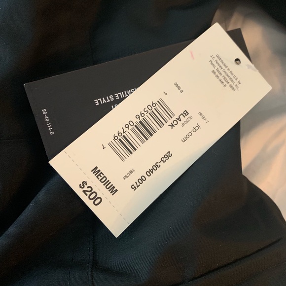 Black downed winter jacket NEW - Picture 2 of 2